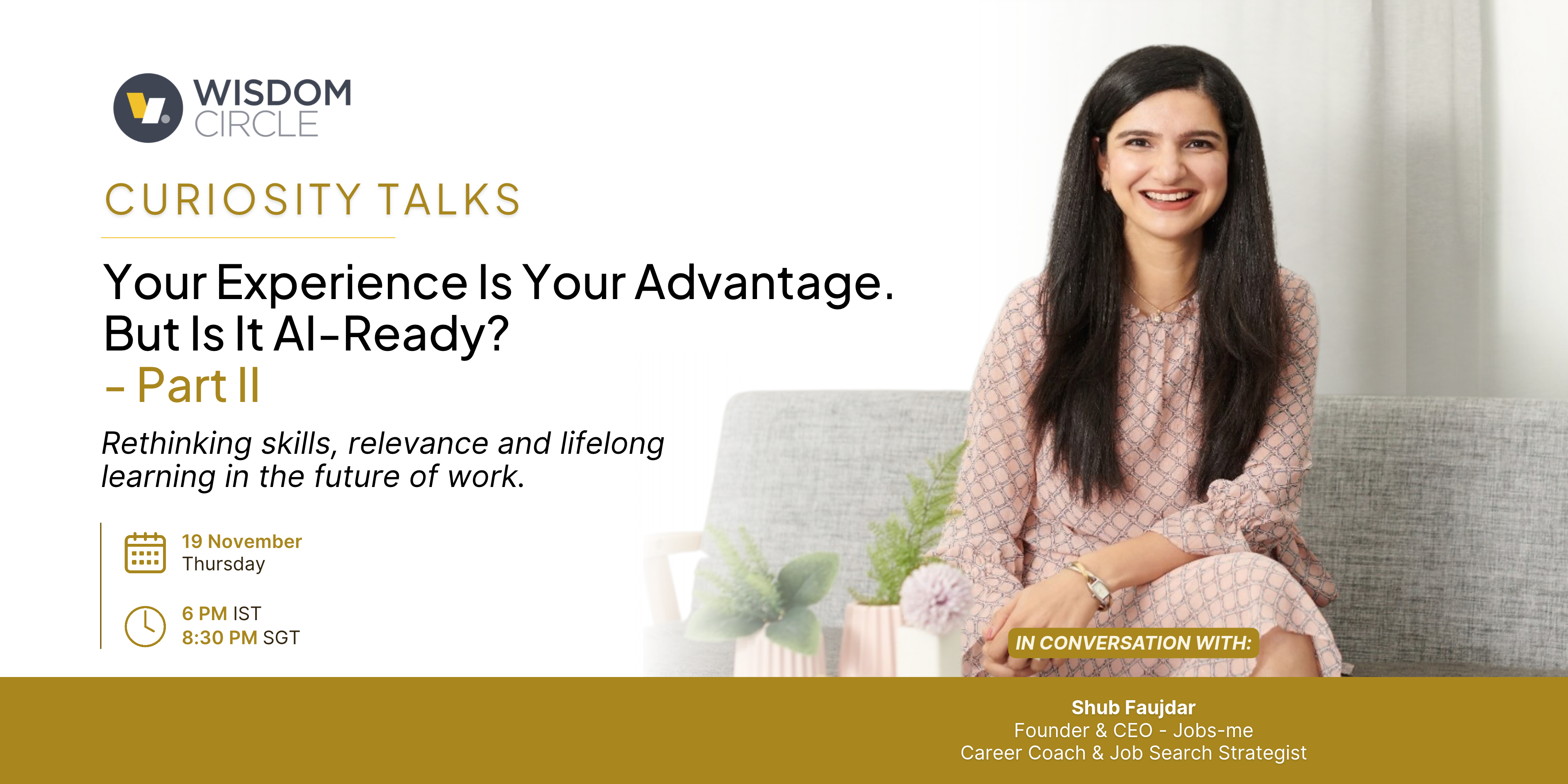 Your Experience Is Your Advantage. But Is It AI-Ready? By Shub Faujdar (part - 2)